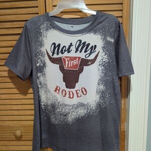 Gray 'Not My First Rodeo' Kids T-Shirt